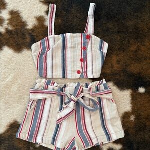 Altar’d State Red White & Blue Matching Set